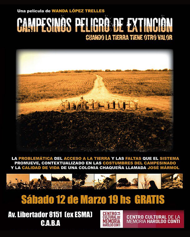 Campesinos peligro de extinción Exhibición CONTI